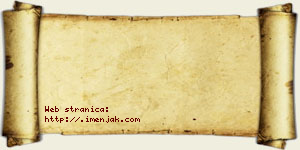 Jakov Pribićević vizit kartica